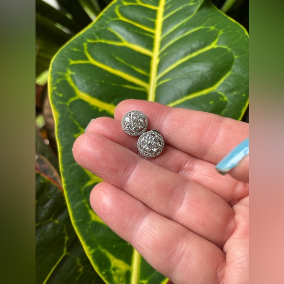 Lafonn Sterling Silver CZ stud earrings - Picture 4 of 9